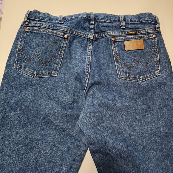 Wrangler 13MWZGK Stone Wash Rigid Denim Cowboy Cut Jeans - Picture 3 of 8